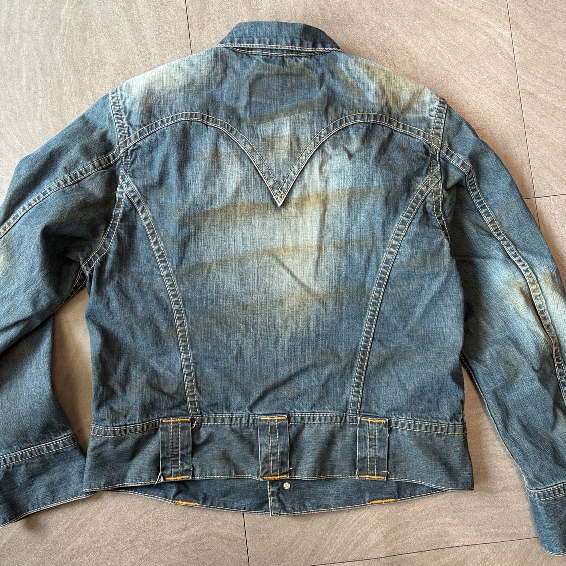 리바이스 정품 더티 워싱 데님 자켓 상품이미지10