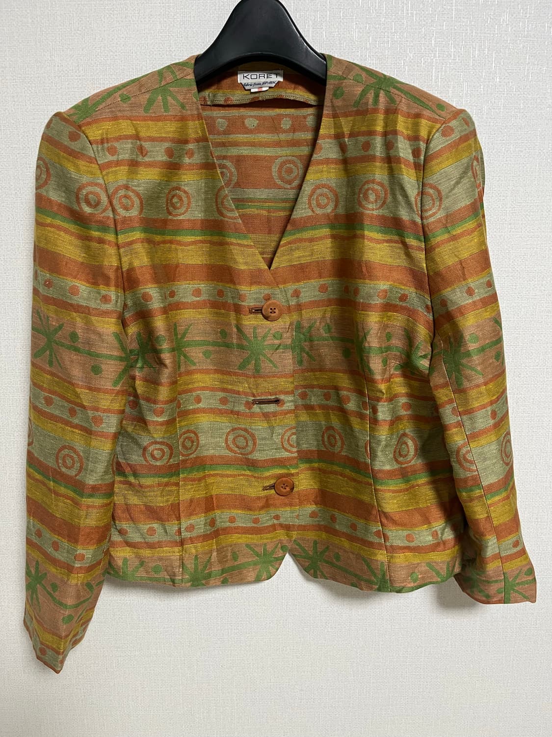 일본 빈티지 제품의 패턴 자켓 상품이미지1