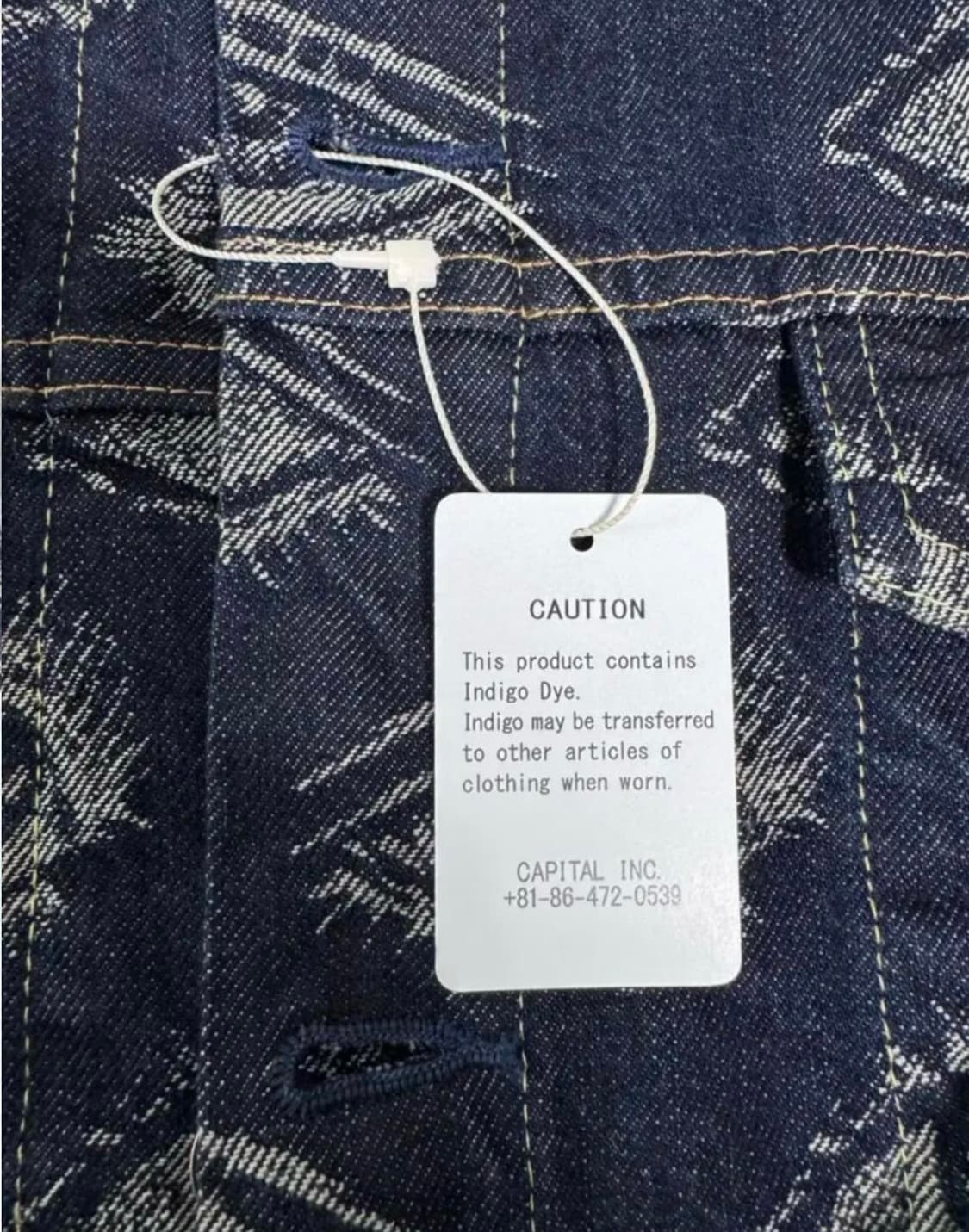 캐피탈 12온즈 스피크이지 데님 써드 자켓 인디고(새상품) 상품이미지3