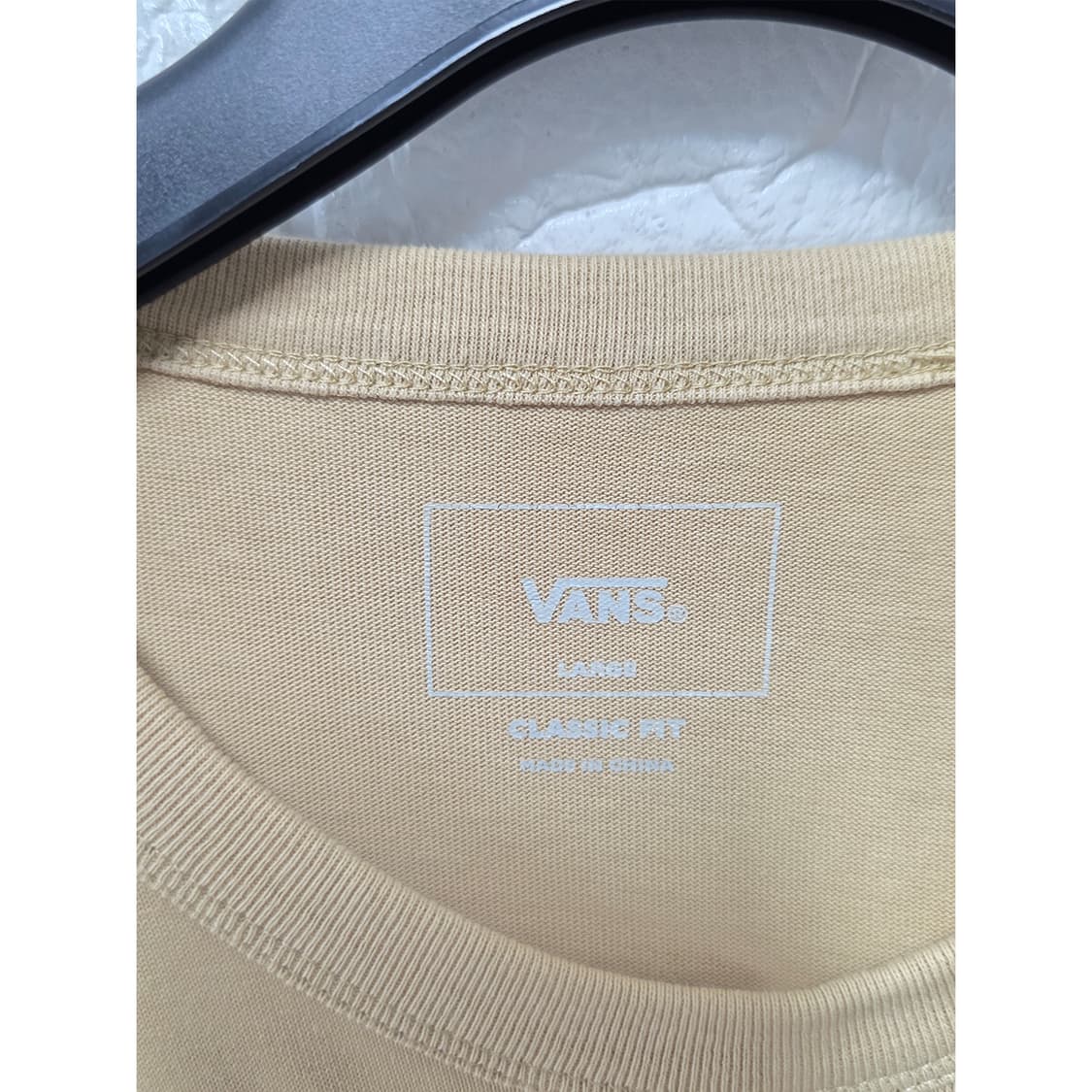 택포) 반스 Vans 긴팔 티셔츠 L 베이지 상품이미지2