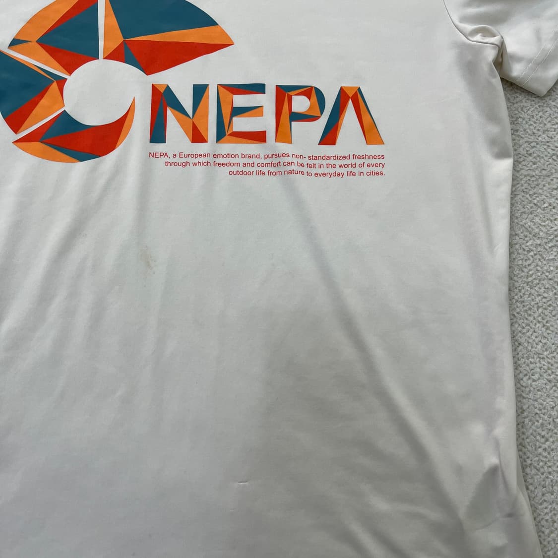 95 네파 빅로고 반팔 티셔츠 0409M 상품이미지5