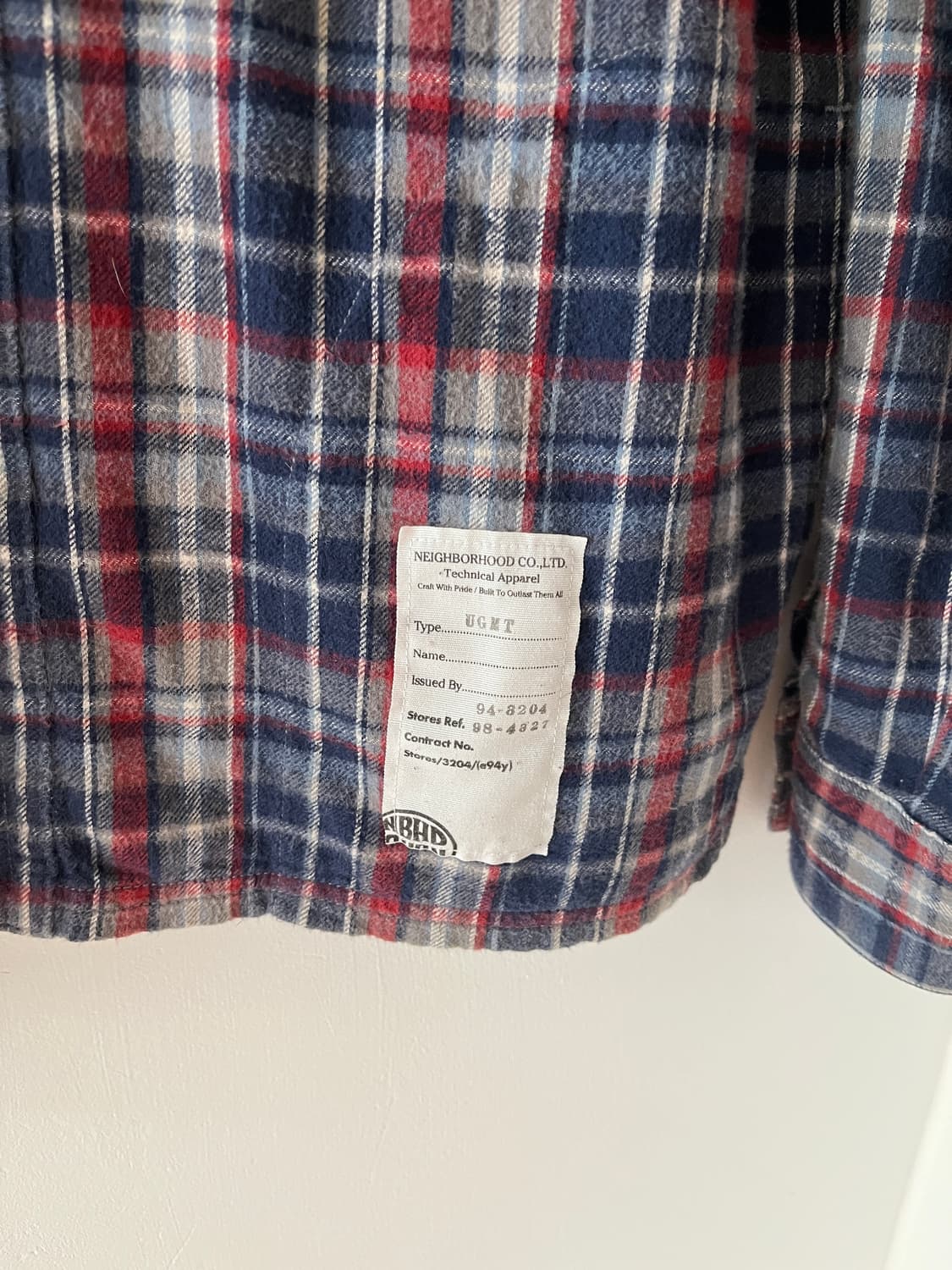 네이버후드 11fw 럼버 셔츠 상품이미지3