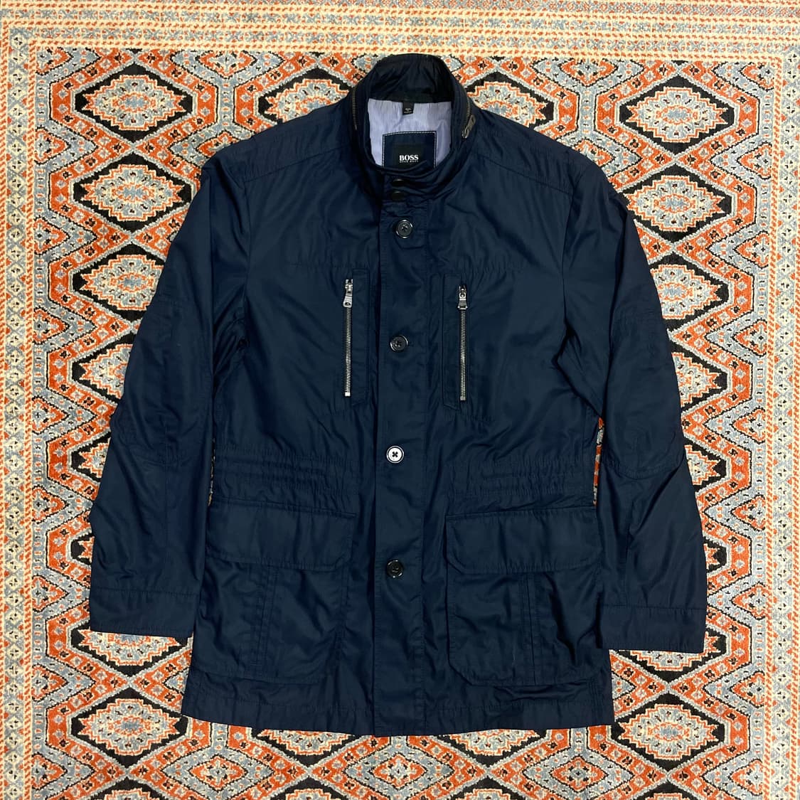 휴고보스 네이비 바람막이 야상자켓 UK46 상품이미지1