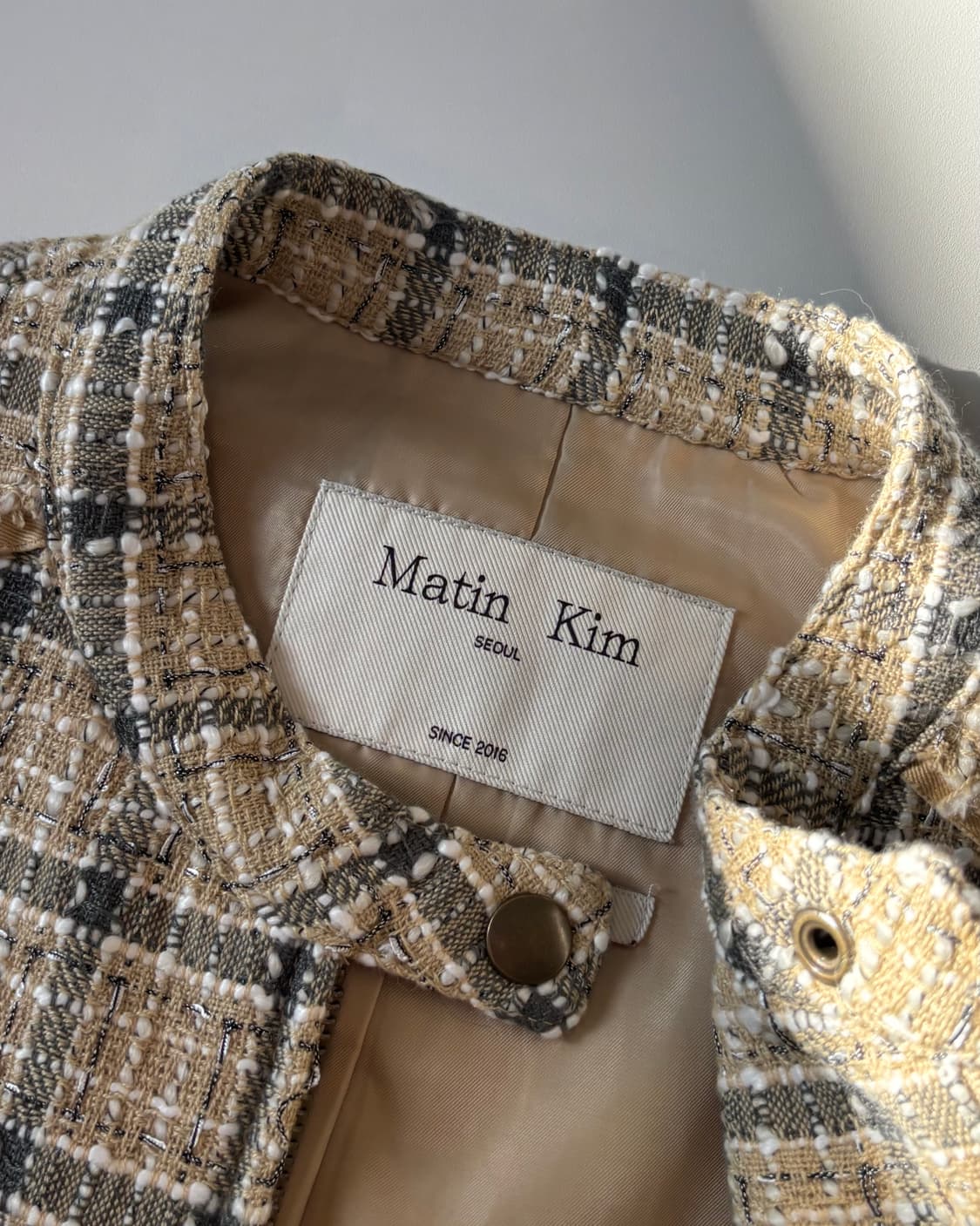 Matin Kim 마뗑킴 레이싱 트위드 자켓 상품이미지4