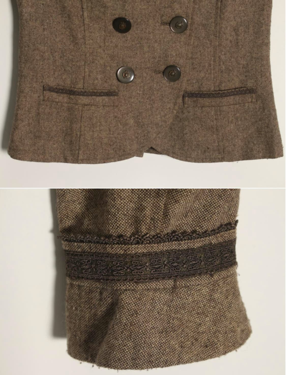 엑시즈팜 라떼갸루 더블 숏코트 리즈리사 세실맥비 상품이미지4