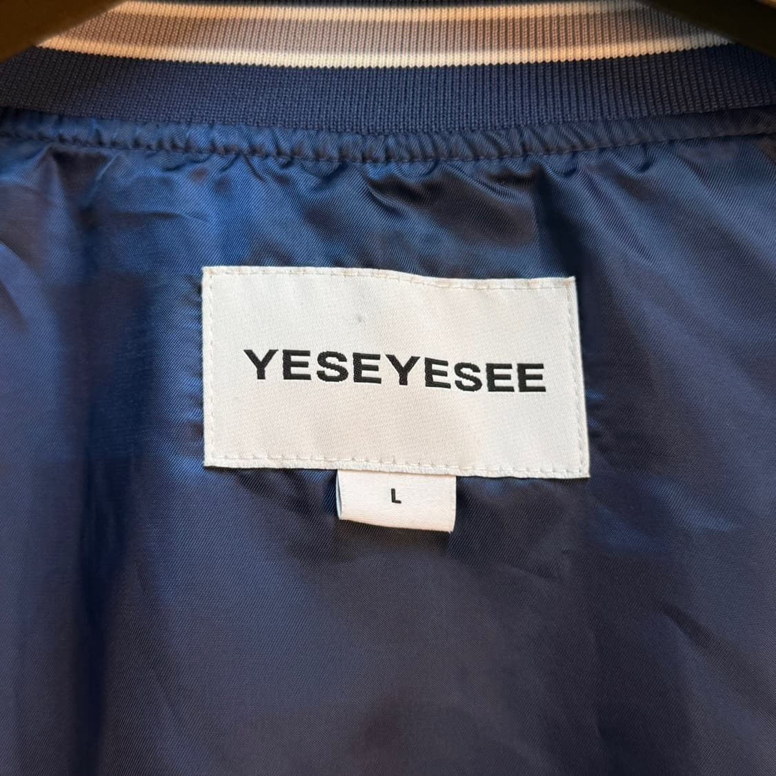 [L] 예스아이씨 YESEYESEE스타디움 자켓 항공점퍼 상품이미지7