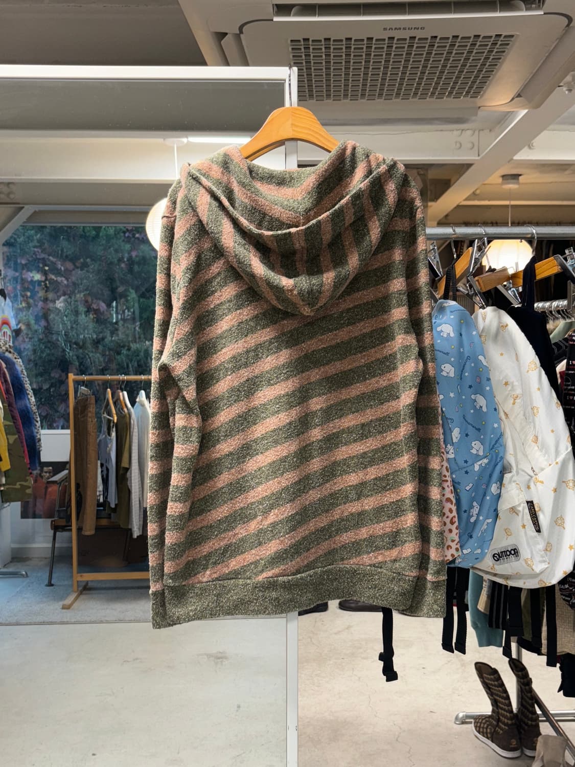 Frapbois 스트라이프 후드집업 상품이미지2