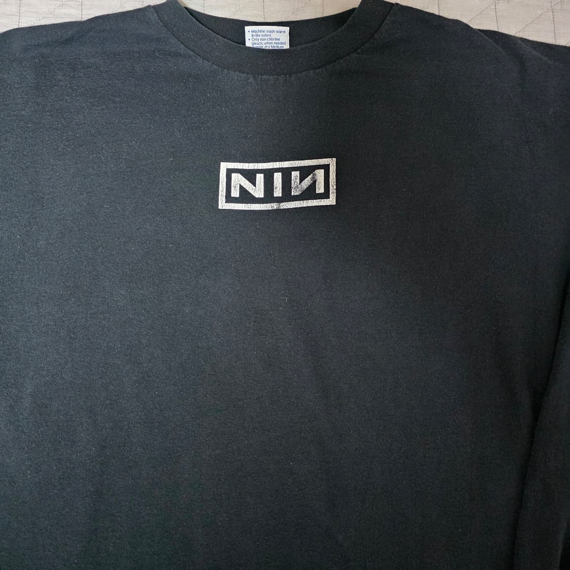 [XL] 90s 나인인치네일스 DOWNWARD 빈티지 밴드티 롱슬리브 상품이미지6