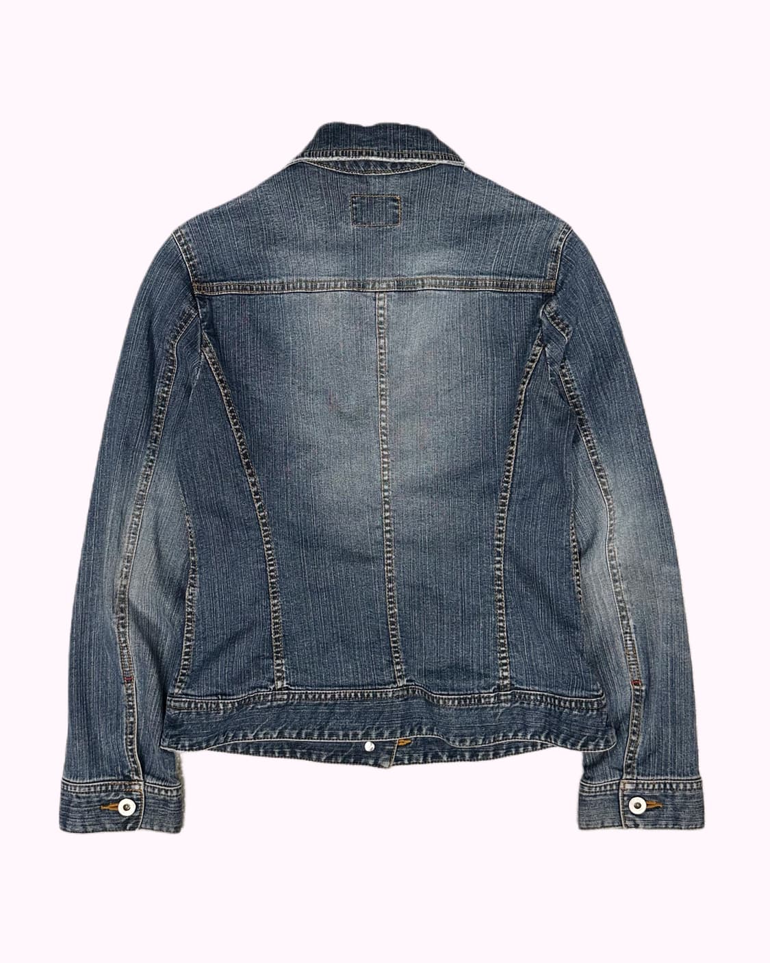 ALPHA CUBIC vintage crop denim jacket 상품이미지4
