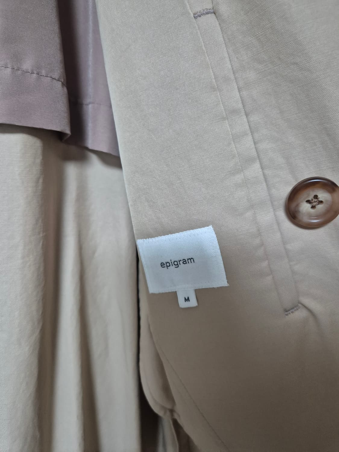 에피그램 트렌치 코트 남성 M (95ㅡ100) 상품이미지4