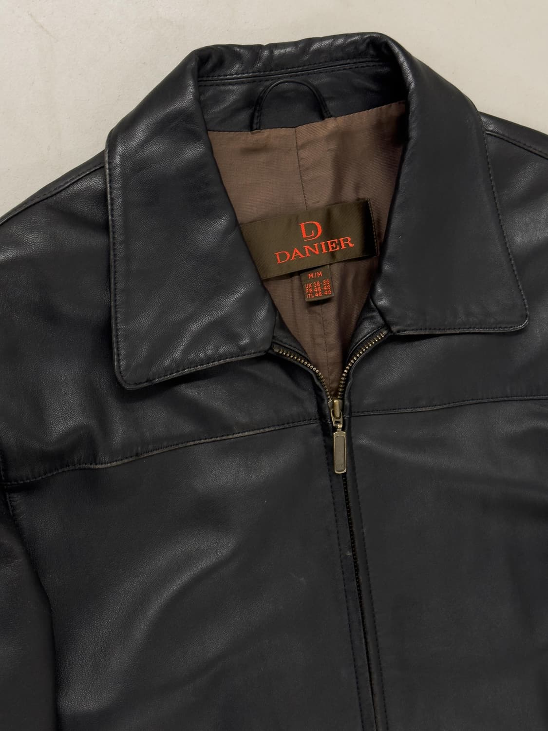 레더 집업 자켓 상품이미지4