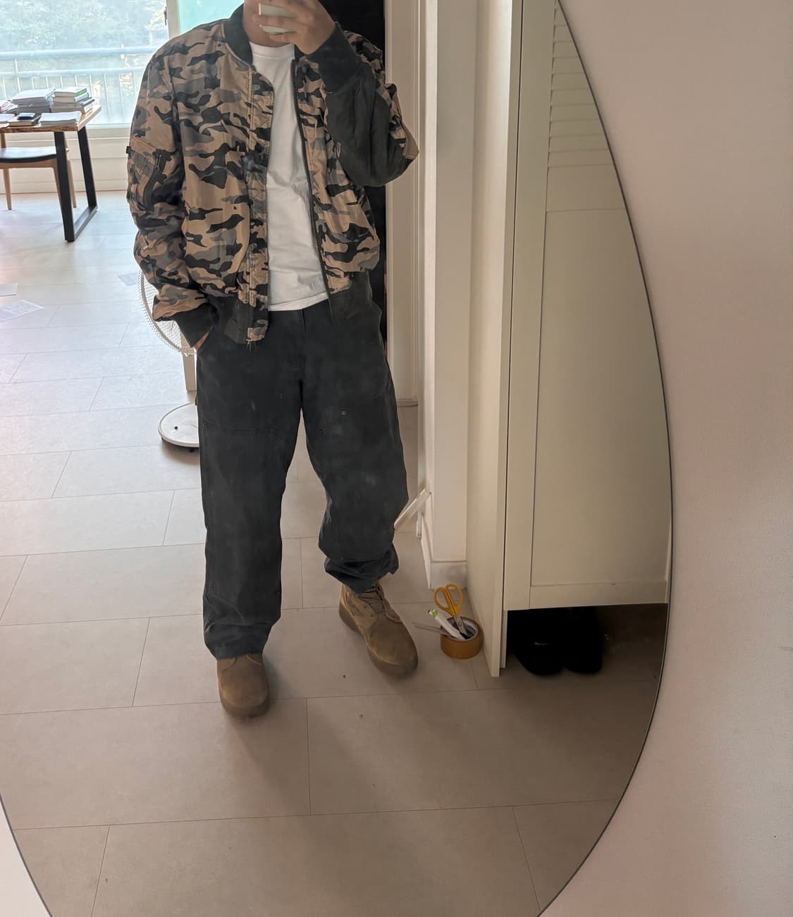 현행에선 못 만나는 무드 - 90s 알파 카모 MA-1 2XL 상품이미지9