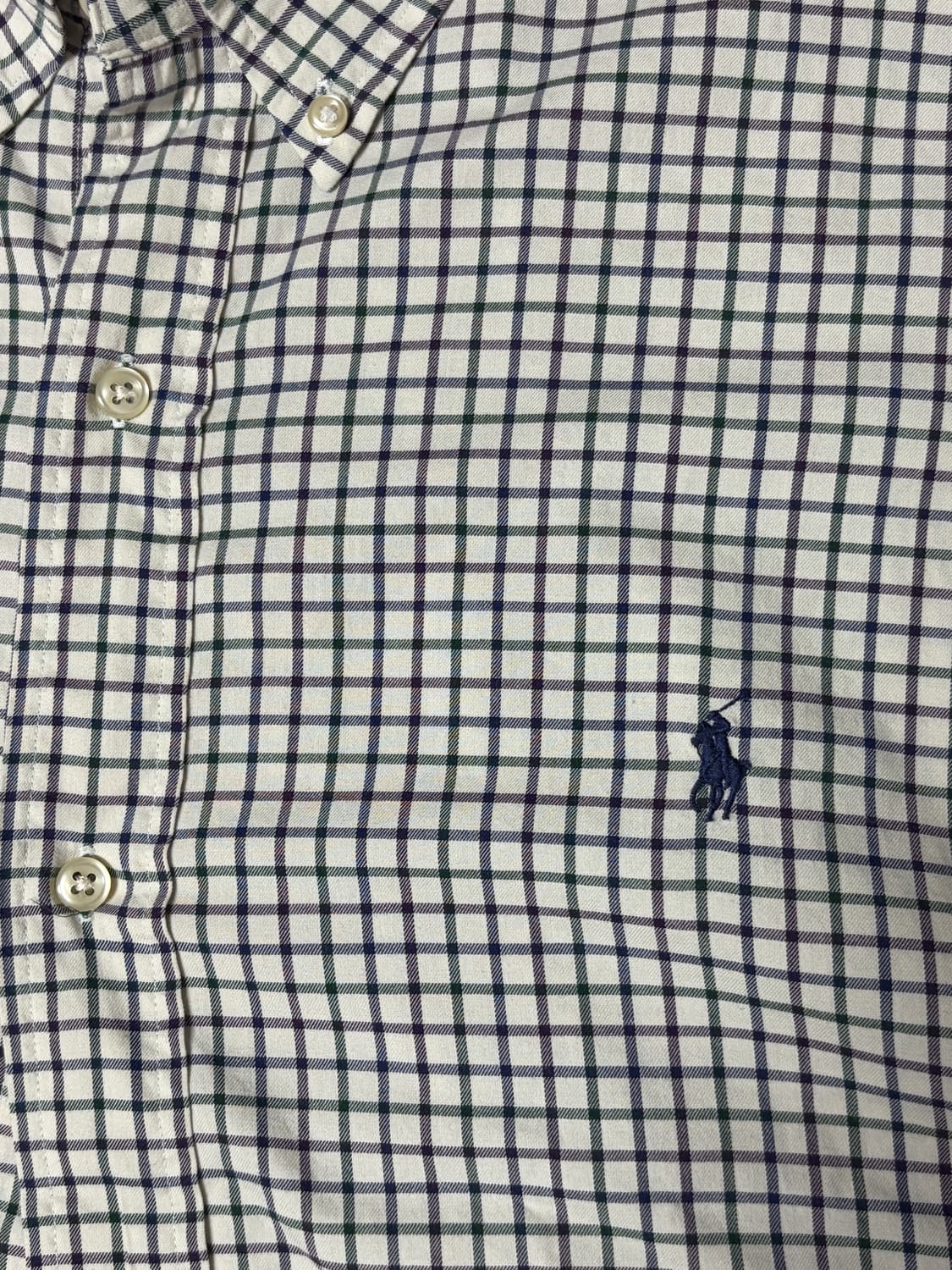 Polo 폴로 랄프로렌 체크 신형 셔츠 2XL 상품이미지5