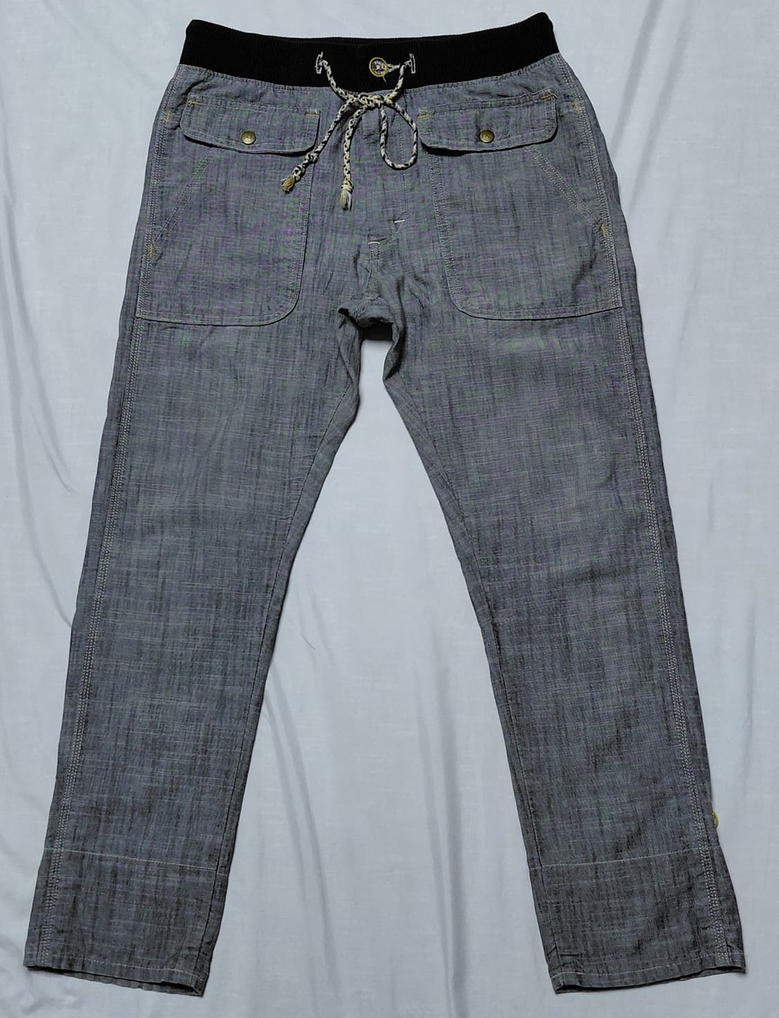 [30] Lee x Edwin JP 조거 워크 팬츠 (샴브레이 그레이) 상품이미지2