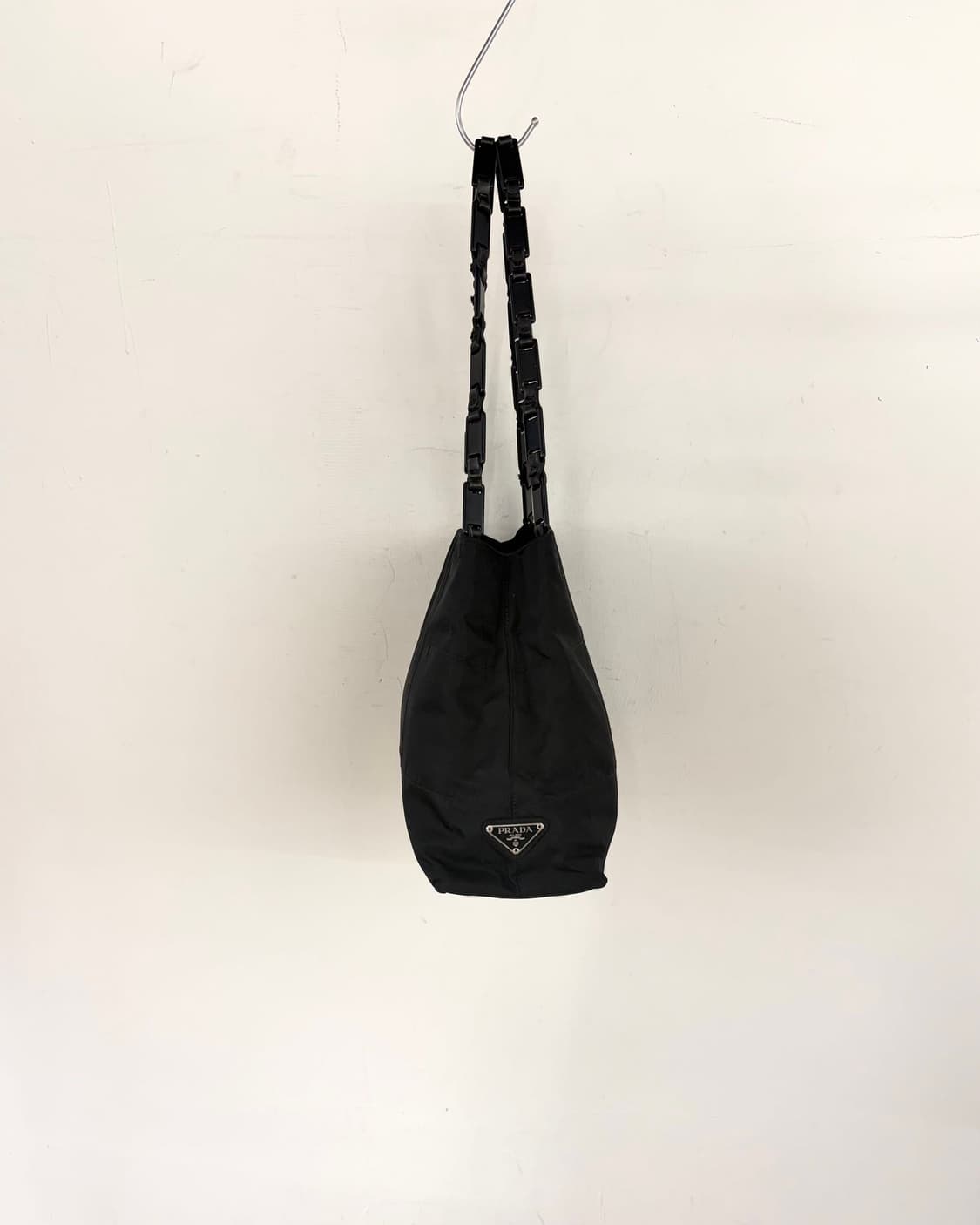 프라다 블랙 나일론 숄더백  상품이미지3