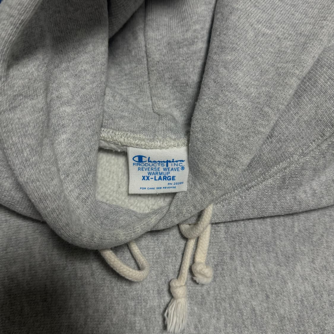 챔피온 리버스위브 재팬 블루택 그레이 스웻후드 상품이미지3