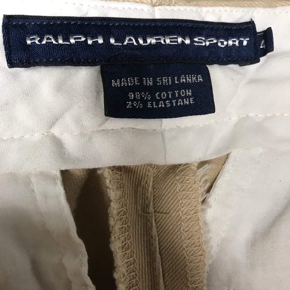 폴로 랄프로렌 베이지 치노 팬츠 4(W) 상품이미지5