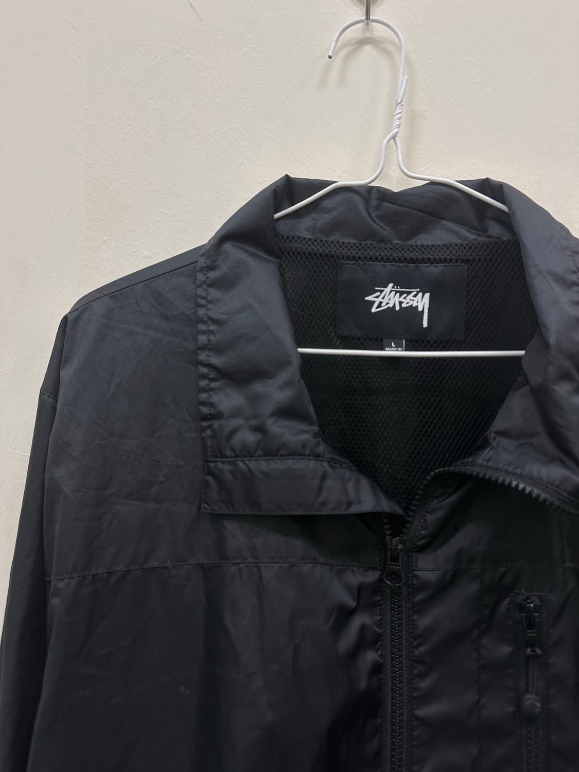 스투시 블랙 바람막이 상품이미지2
