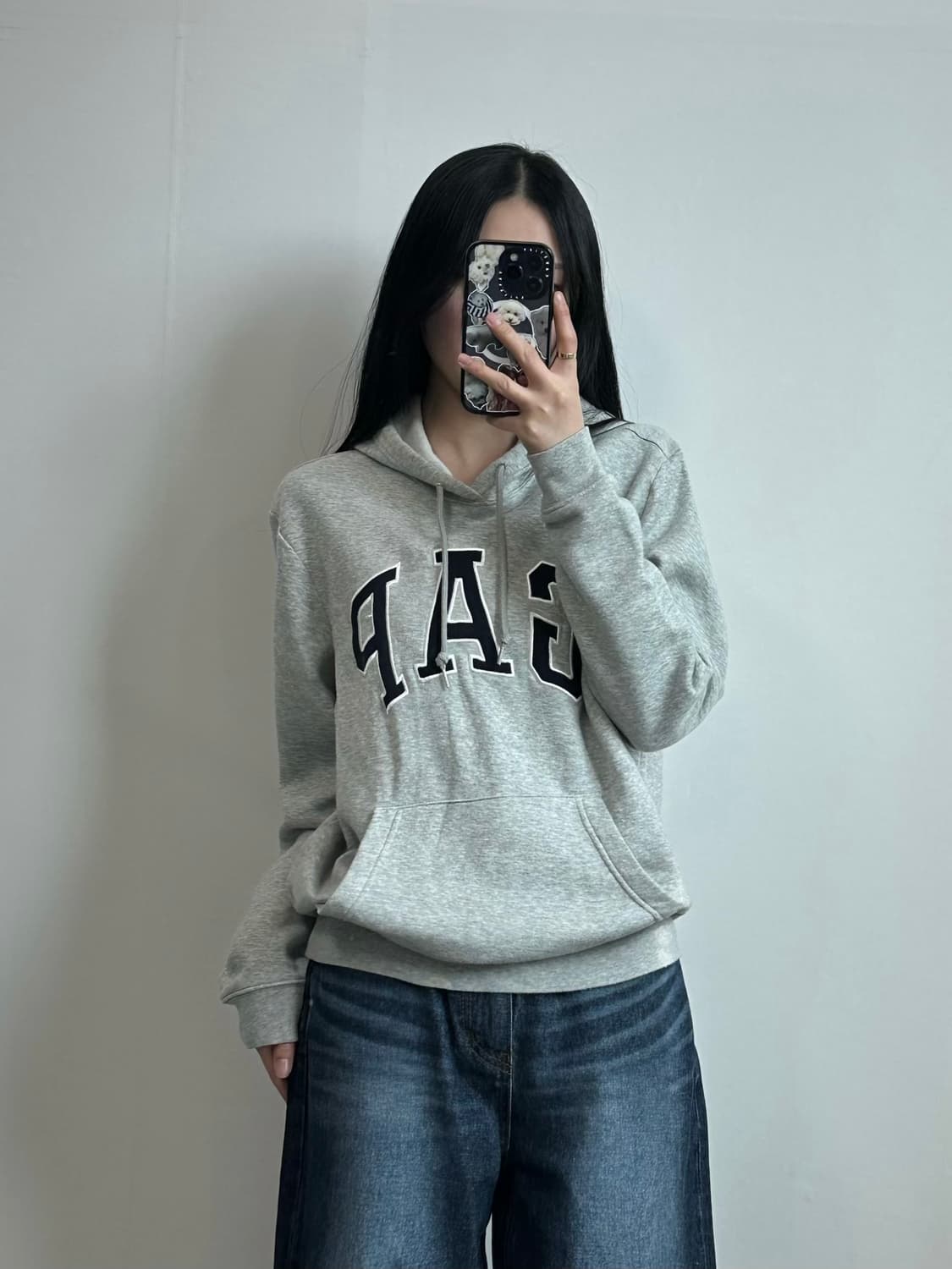 Gap 갭 그레이 후드티 상품이미지1
