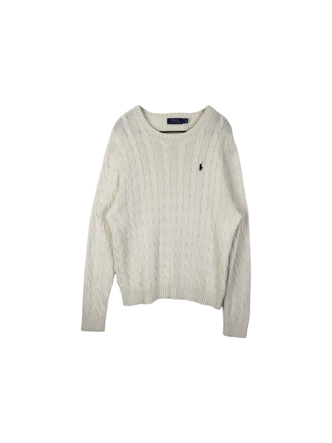신형 폴로랄프로렌 크림 꽈배기 니트 상품이미지3