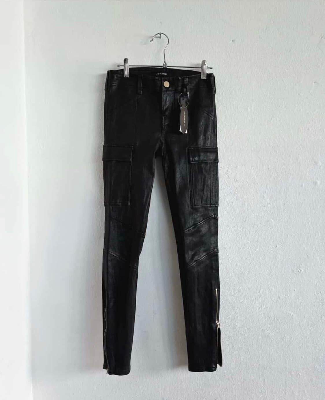 J Brand 카고 레더 바이크팬츠 상품이미지1