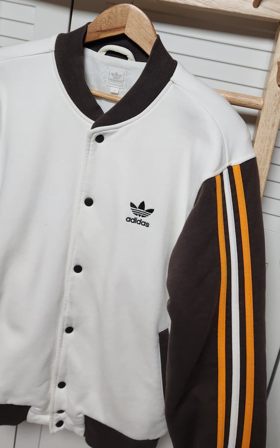 대장 아디다스 삼선 코튼 바시티 점퍼 자켓 져지 상품이미지5