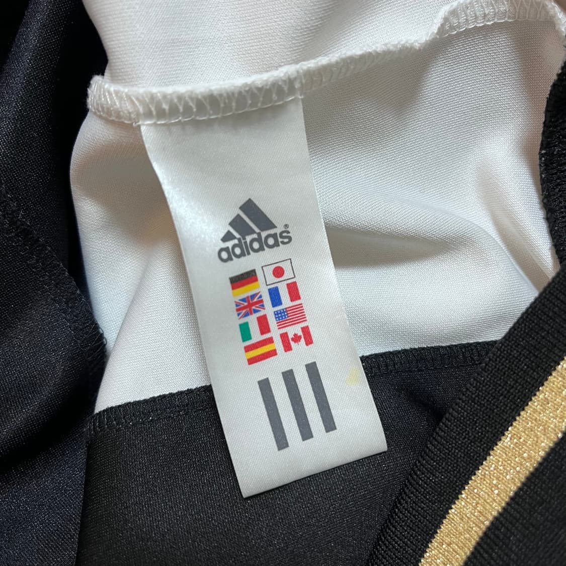 [정품] 아디다스 블랙 골드삼선 져지 [ 100 ] 상품이미지5