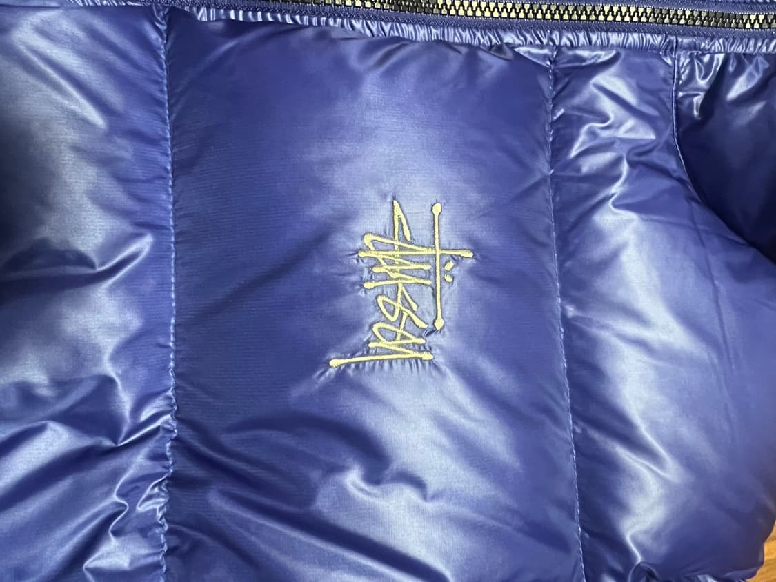 [S] 스투시 마이크로 립스탑 다운 파카 블루 상품이미지4