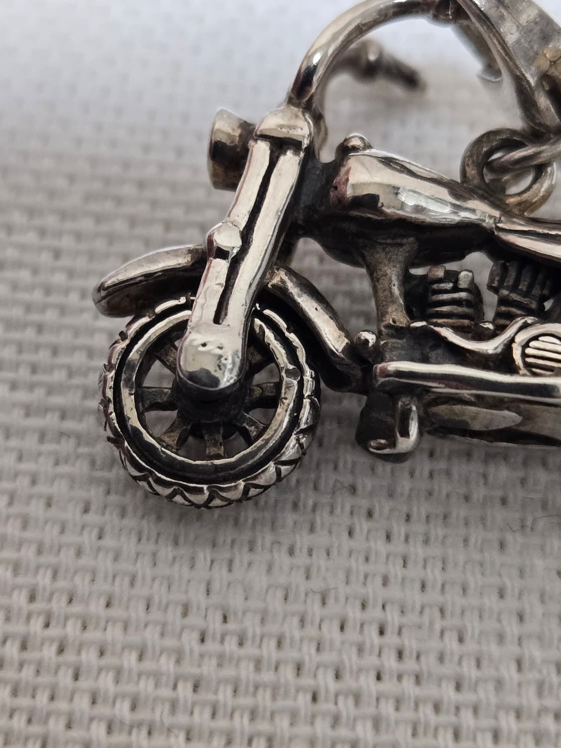 925 실버 빈티지 바이크 펜던트 / 미니 모터사이클 참 상품이미지5