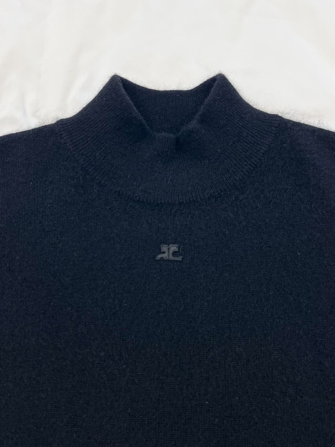 courreges / 꾸레쥬 블랙 캐시미어 니트   상품이미지4