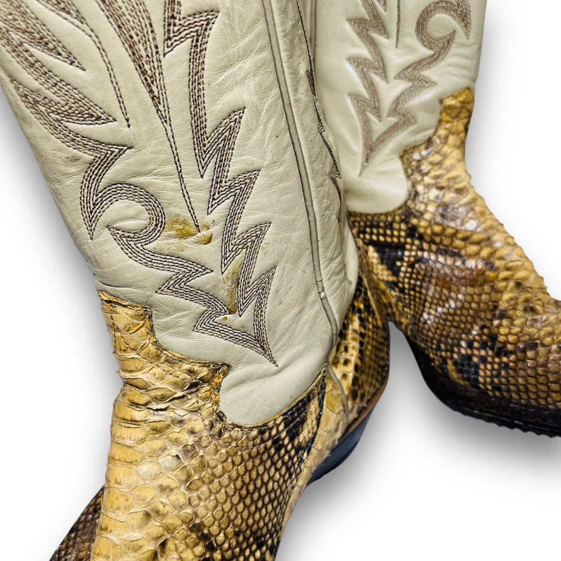 Justin Snake Patterned Western Boots ! 상품이미지8