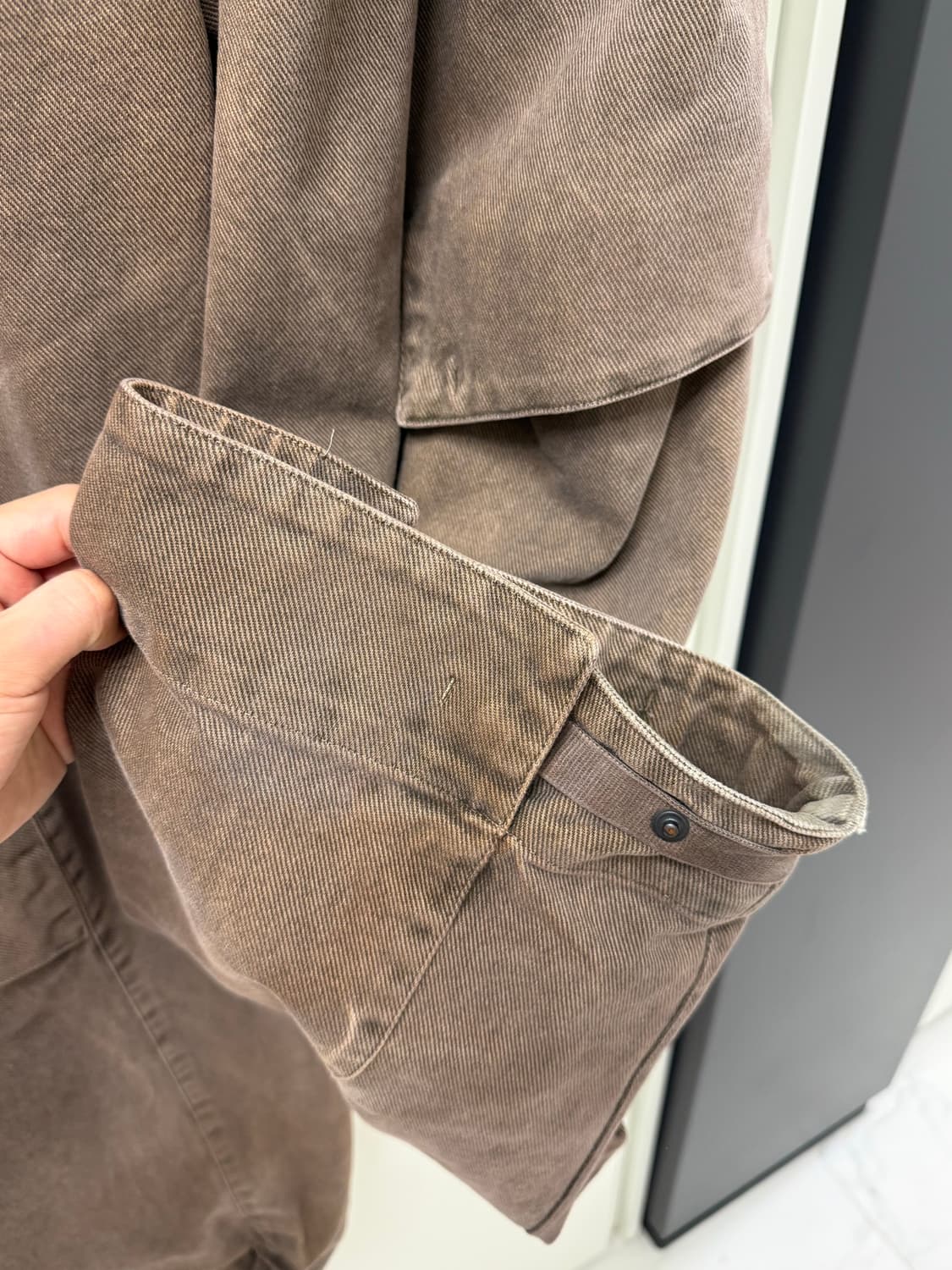 (2) symm mono flap pocket pants brown 상품이미지3