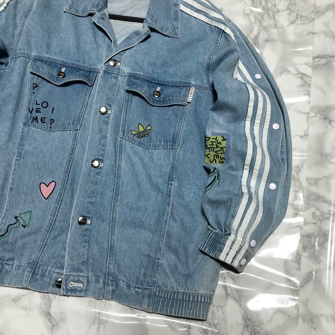 아디다스 피오루치 청자켓 데님자켓 지수 자켓 상품이미지2