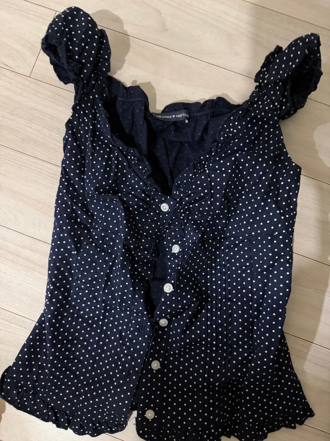 브랜디멜빌 네이브 슬리브리스 나시 상품이미지1