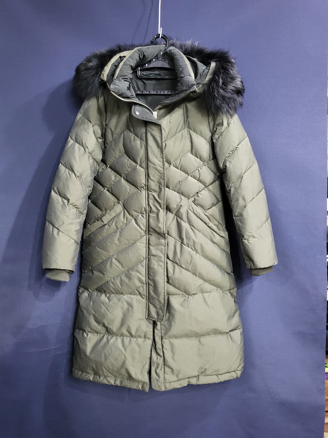 베네통 라쿤 구스다운패딩 상품이미지1