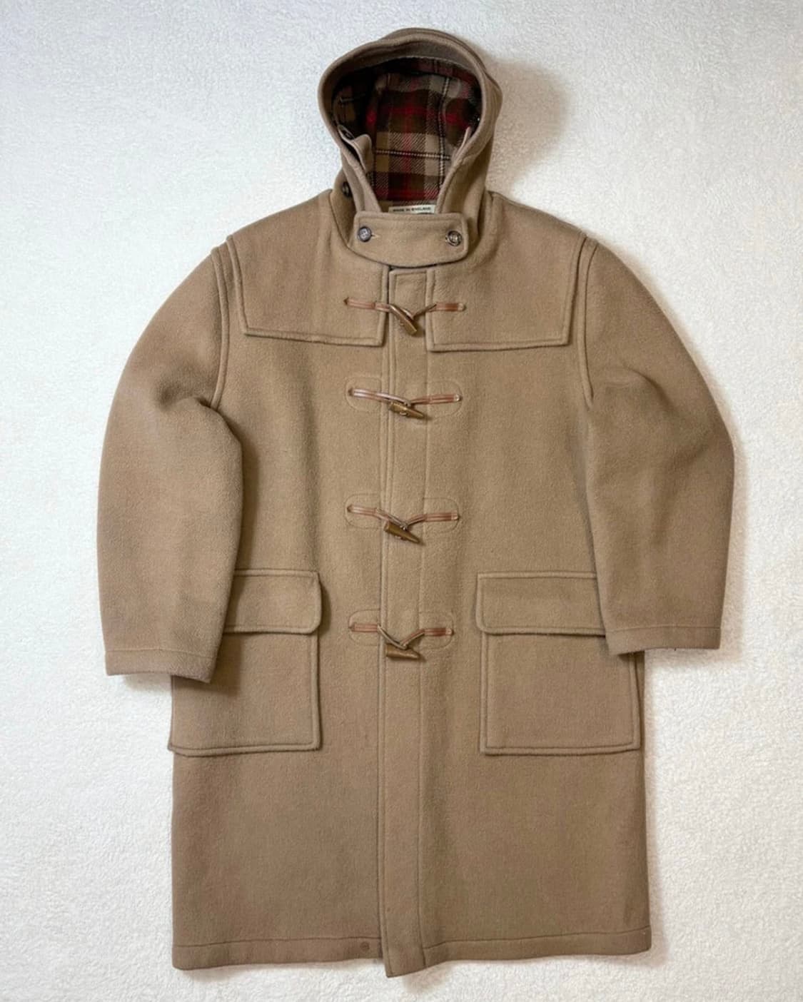 글로버올 80‘s 잉글랜드 더플코트 베이지 XL 상품이미지1