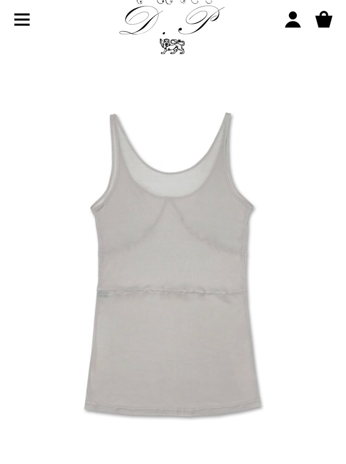 (새상품) 디파블로 베이지 슬리브리스 나시 원피스 탑 상품이미지1