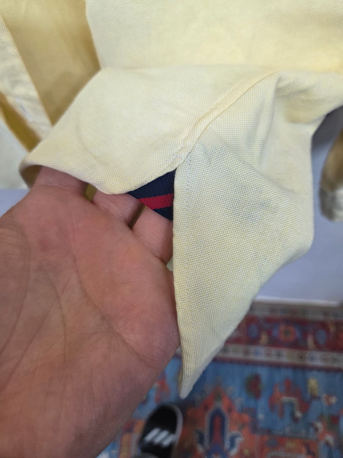 폴로랄프로렌 칼라포니 셔츠긴팔 병아리 m 클래식핏  상품이미지7