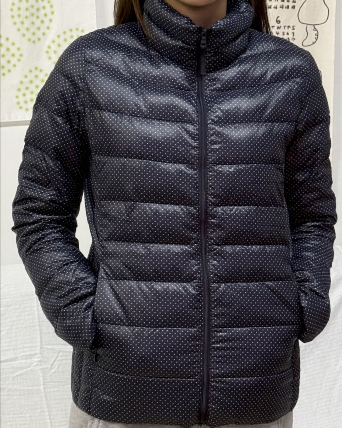 UNIQLO 도트 경량 패딩 상품이미지2