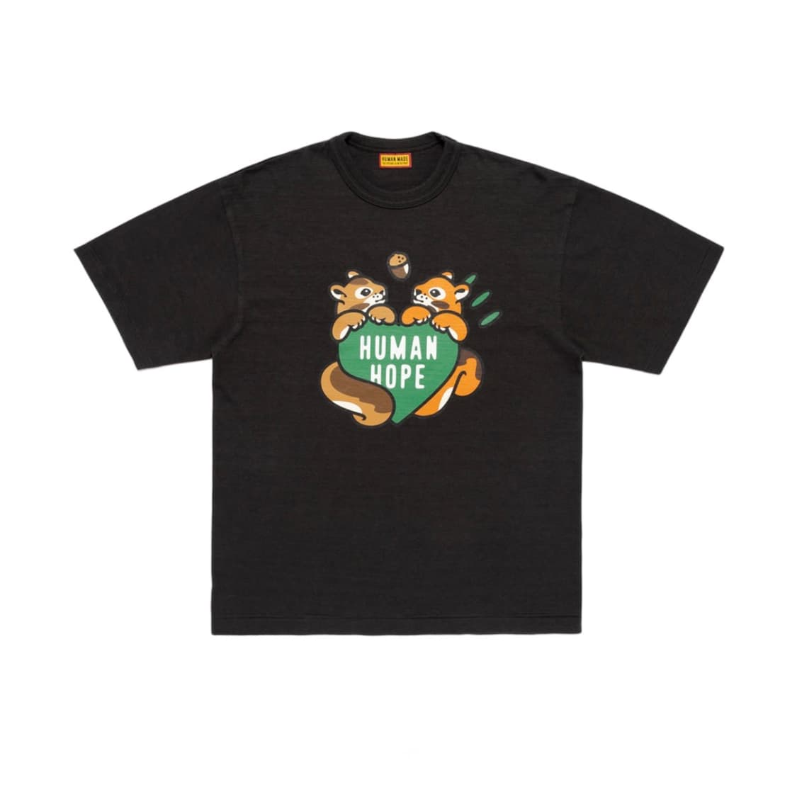 XXL 휴먼메이드 휴먼 호프 그래픽 티셔츠 블랙 제이홉 콜라보 상품이미지1