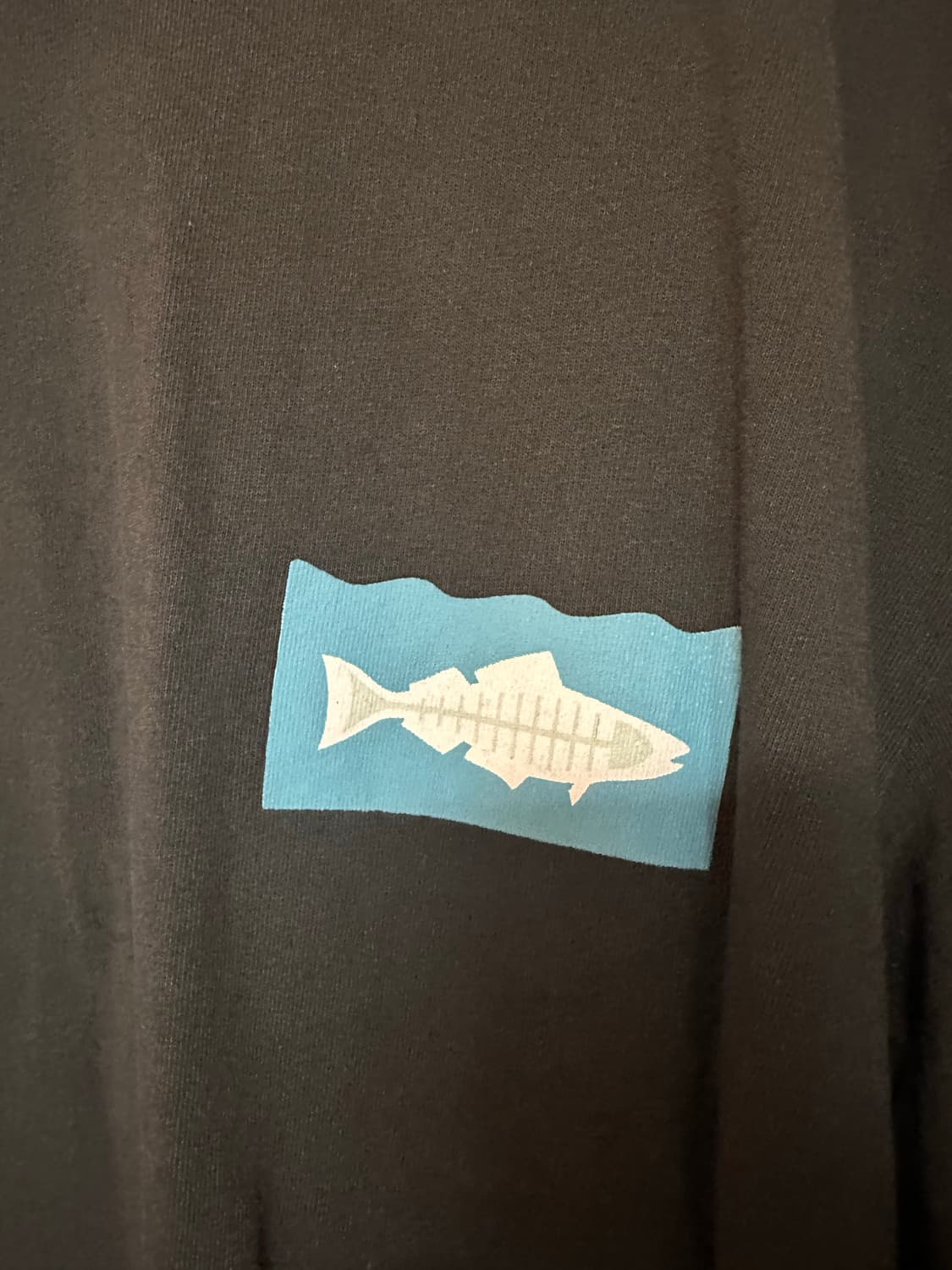 M) 스투시 힐 더 베이 오션 피그먼트 다이드 티셔츠 블랙 상품이미지4