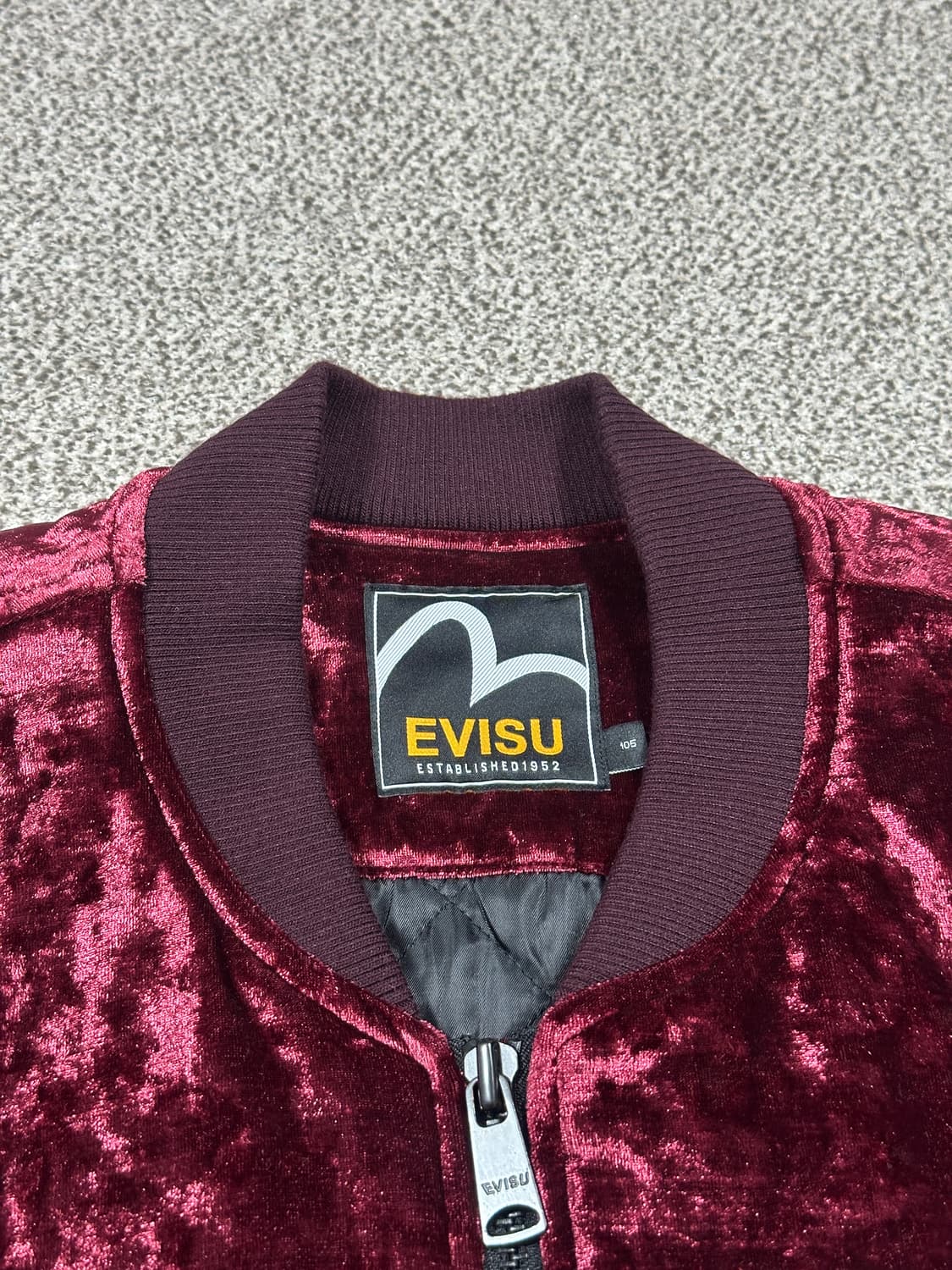 에비수 벨루어 엠브로이드 자켓 XL 상품이미지3