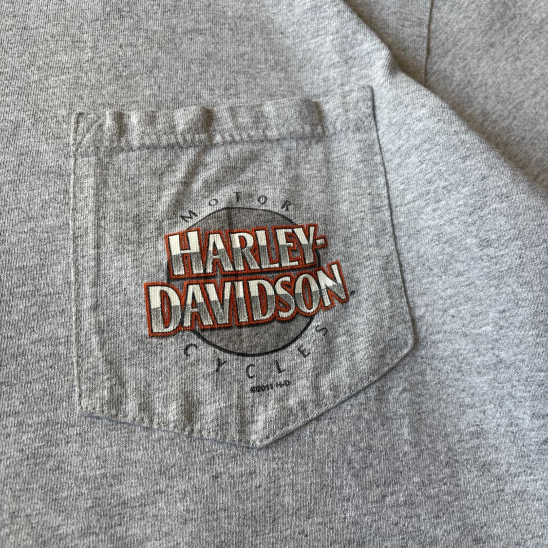 할리데이비슨 정품 그레이 긴팔 티셔츠 상품이미지5