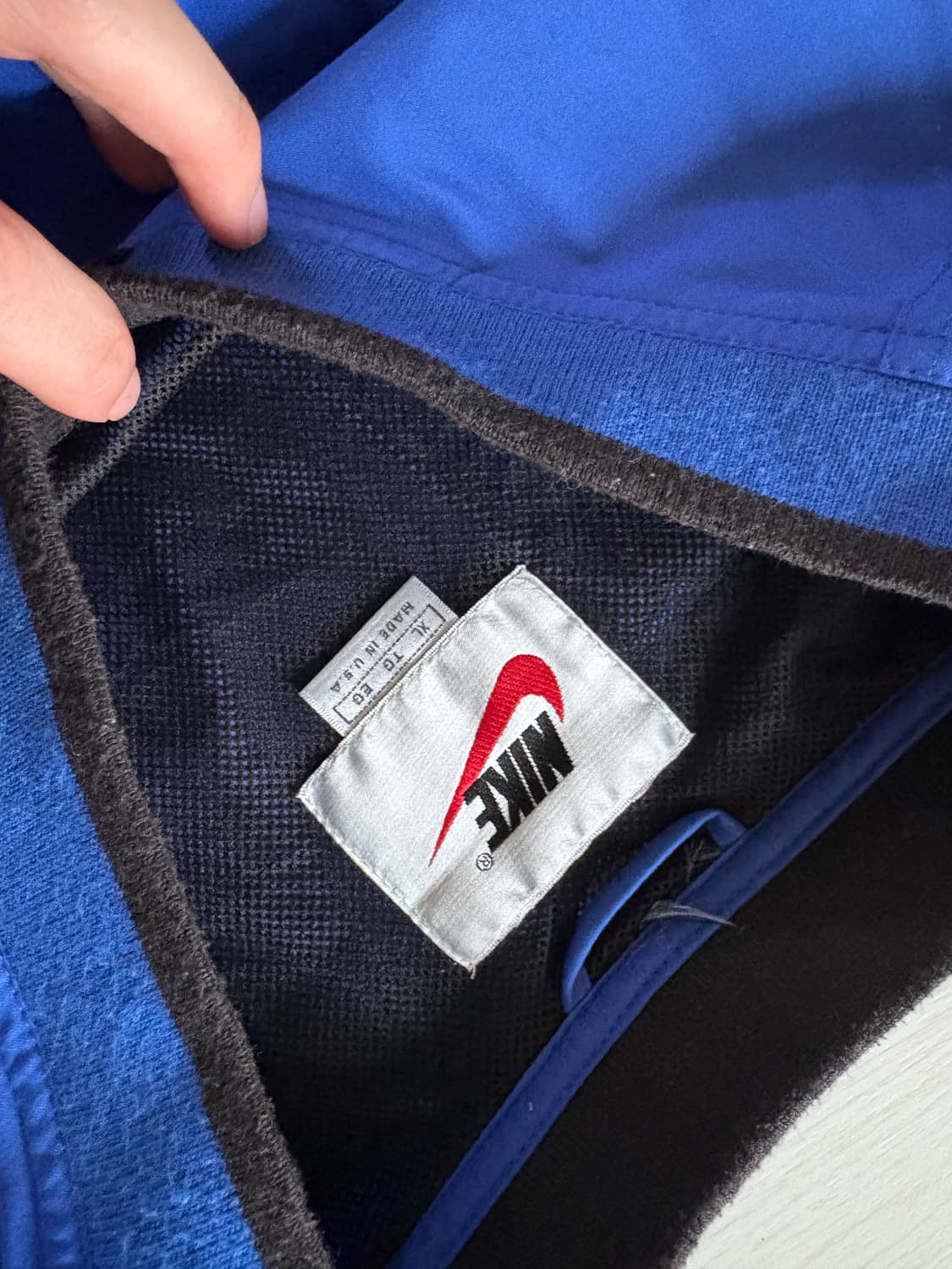 나이키 브이넥 바람막이 블루 XL 상품이미지4