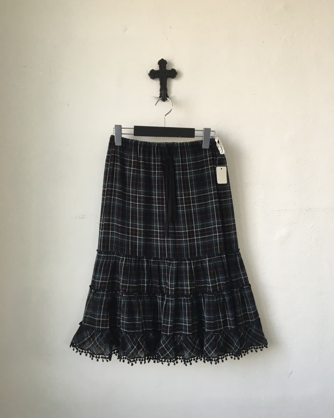 Check pattern skirt 상품이미지1