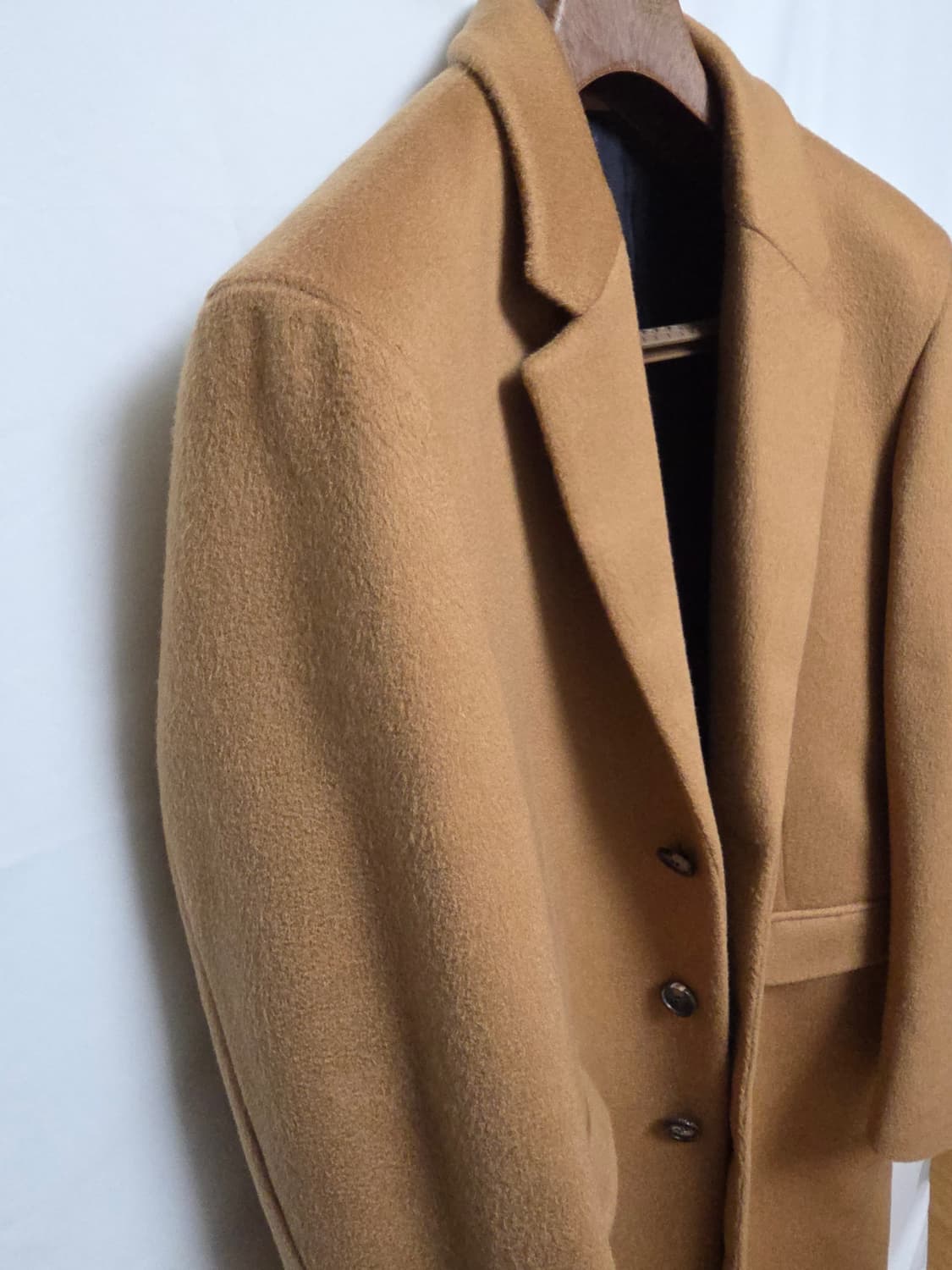 포커페이스 닥터 3버튼 캐시미어 30% 코트 46사이즈 상품이미지3