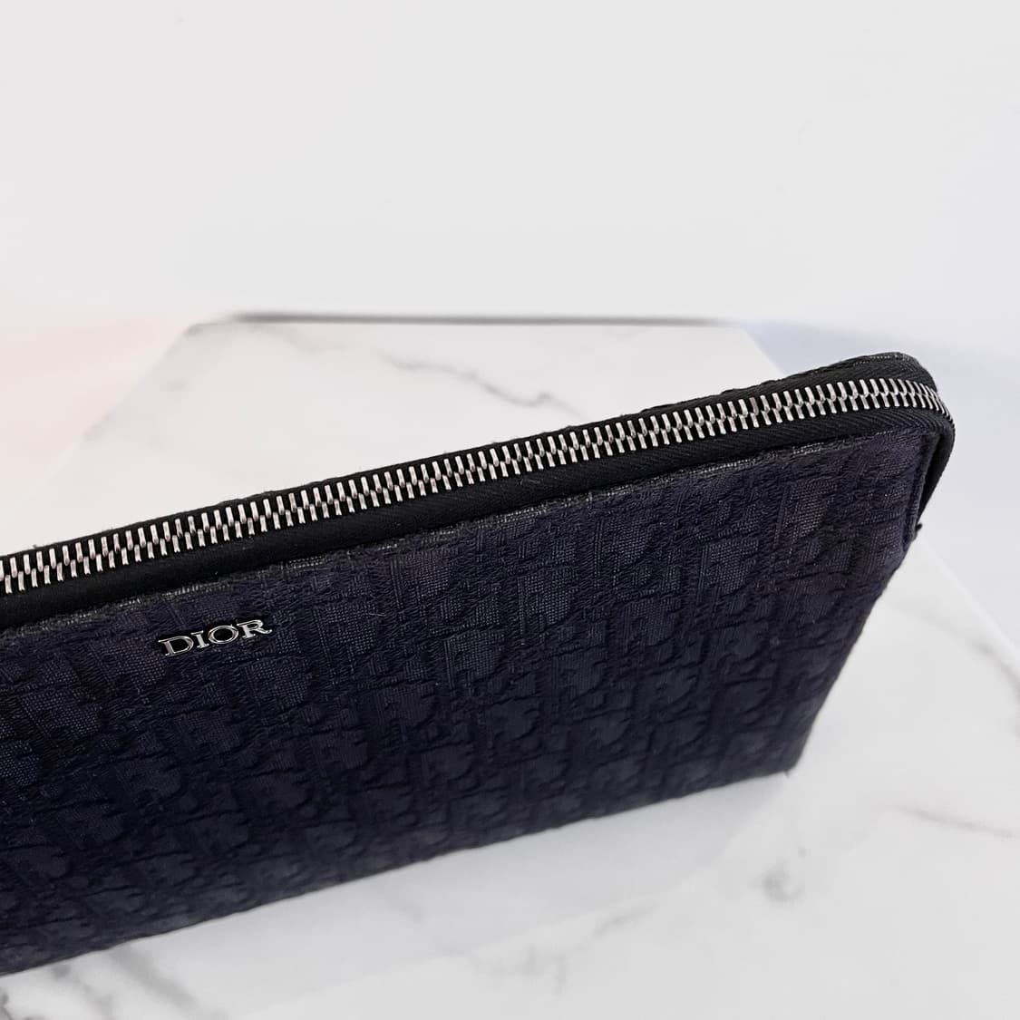 [S급/정품] 디올 오블리크 트라이앵글 클러치 백 블랙 상품이미지5