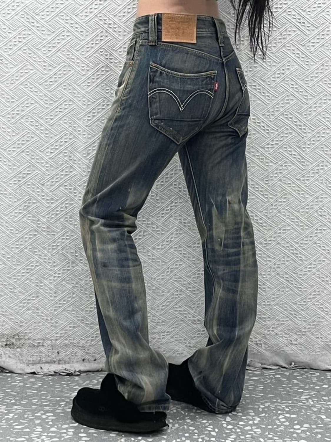 리바이스 505 올드스쿨 아메카지 워시드 데님팬츠 30인치 C09031 상품이미지1