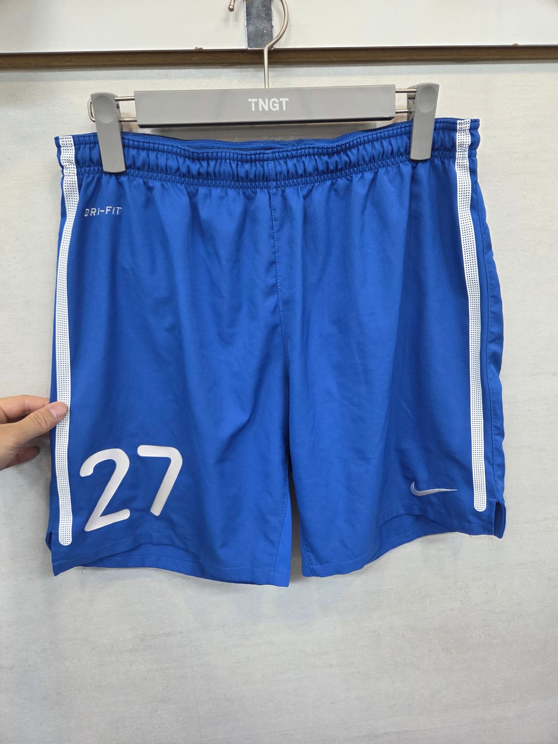 나이키 올드스쿨 빈티지 드라이핏 축구 트랙 반바지 m 상품이미지1