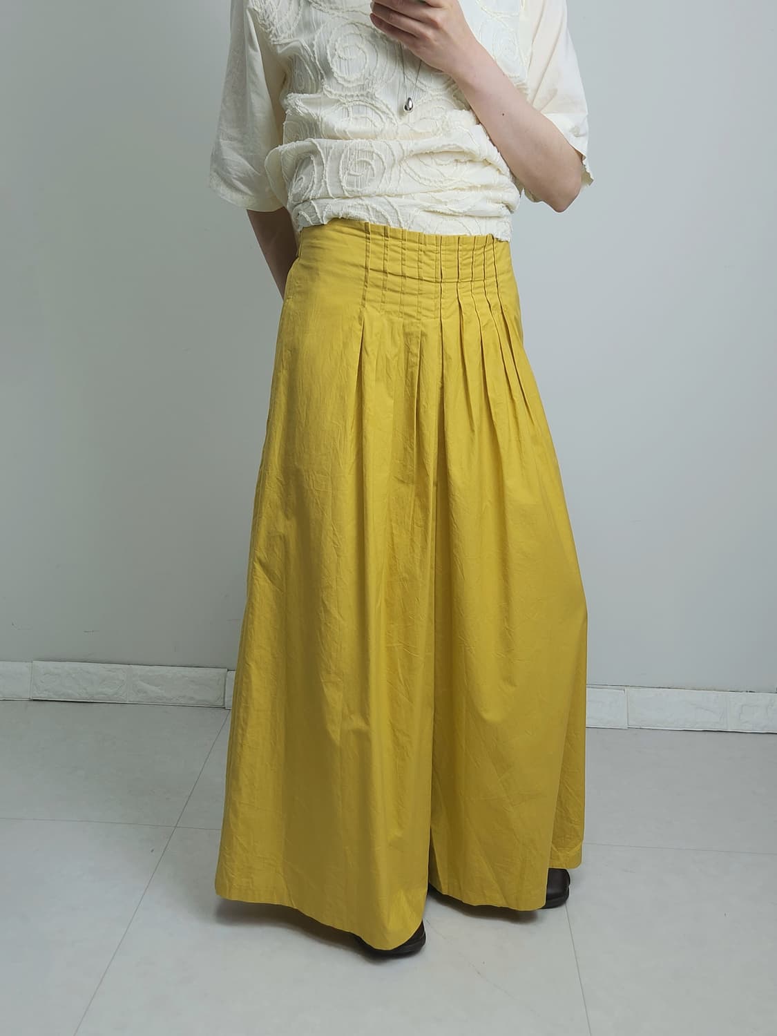 와이드 핀턱 팬츠 상품이미지5